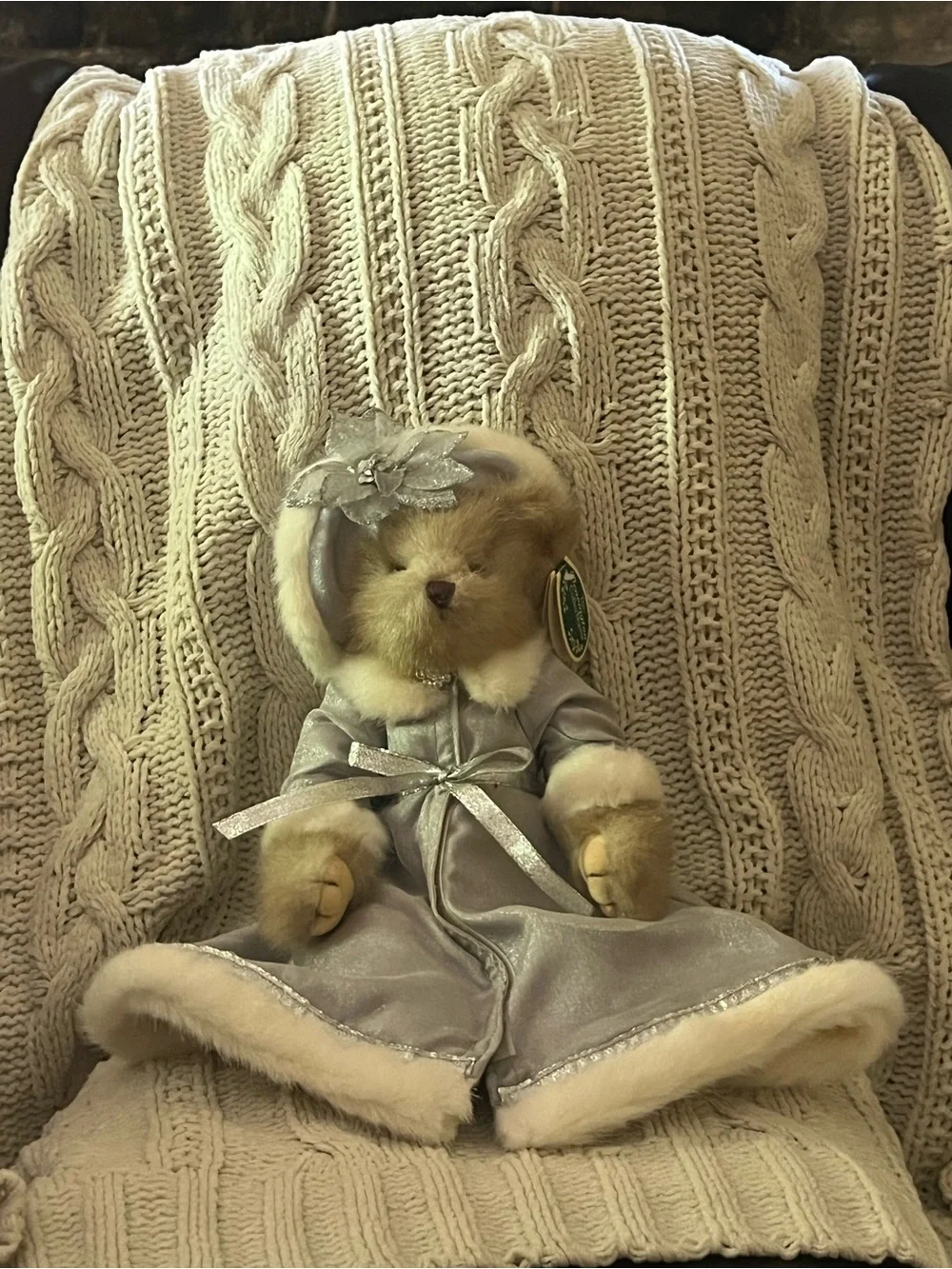 The Bearington Collection Cecilia #1102 Plush Girl Jointed Bear Excellent